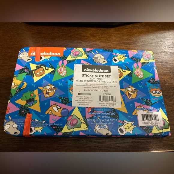 Nickelodeon Memo Pad with Pen - Picture 2 of 6